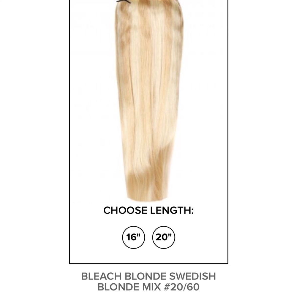 16” Deluxe Halo Extensions Blonde